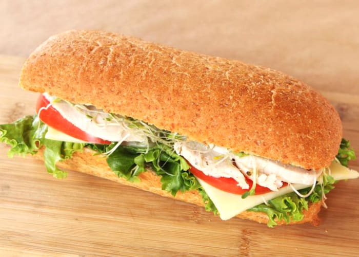 6.5″ Wheat Ciabatta Roll 6/6ct