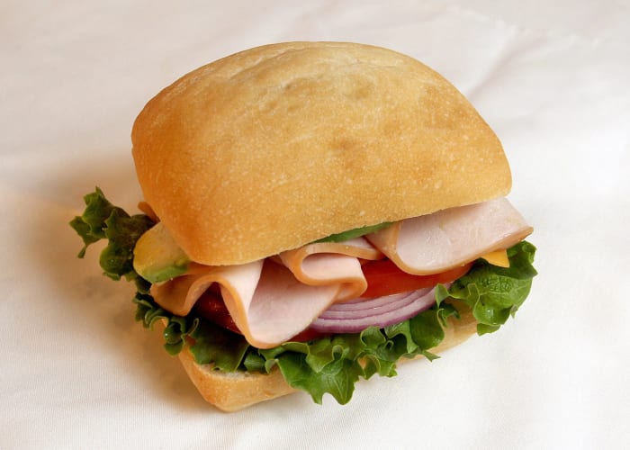 4X4 Ciabatta Roll 8/6ct