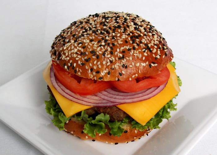 4.5″ Black & Whited Seeded Brioche Bun 6/6ct