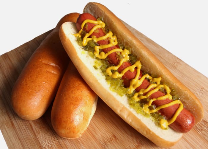 7″ Hot Dog Bun 10/8ct