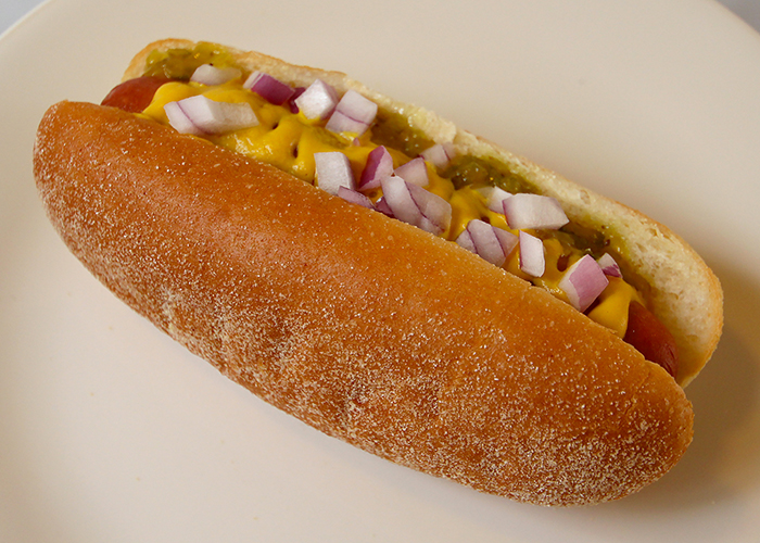 6″ Corn Dusted Hot Dog Bun 6/12ct